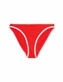Ribbed Tipped High Leg Bikini Bottoms -M&S ribbed tipped high leg bikini bottoms