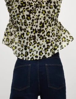 Shirred Tie Front Blouse -M&S shirred tie front blouse 12