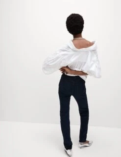 Sienna Straight Leg Jeans -M&S sienna high waisted straight leg jeans 1