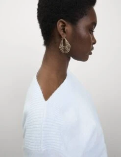 Slash Neck Relaxed Jumper With Alpaca -M&S slash neck relaxed jumper with alpaca 7