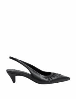 Slip On Kitten Heel Pointed Slingback Shoes -M&S slip on kitten heel pointed slingback shoes 2