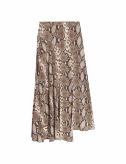 Snake Print Asymmetric Midaxi A-Line Skirt -M&S snake print asymmetric midaxi a line skirt