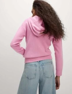 Soft Touch Knitted Zip Up Hoodie -M&S soft touch knitted zip up hoodie 8