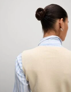 Soft Touch V-Neck Knitted Waistcoat -M&S soft touch v neck knitted waistcoat 11