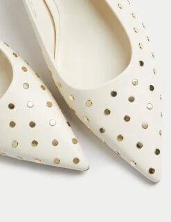 Sparkle Ankle Strap Kitten Heels -M&S sparkle ankle strap kitten heels 3