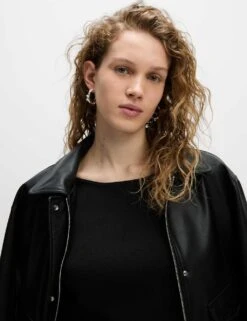 Square Neck Fitted Knitted Vest -M&S square neck fitted knitted vest 11