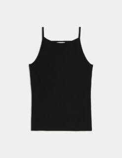 Square Neck Fitted Knitted Vest -M&S square neck fitted knitted vest 7