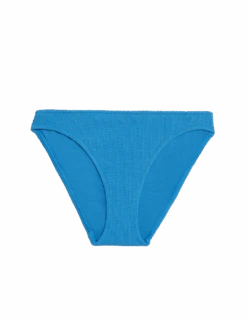Textured High Leg Bikini Bottoms -M&S stay new chlorine resist high leg bikini bottoms