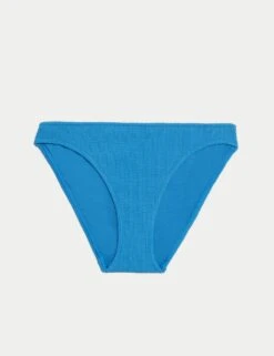 Textured High Leg Bikini Bottoms -M&S stay new chlorine resist high leg bikini bottoms 4
