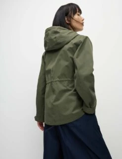 Stormwear™ Hooded Rain Jacket With Cotton -M&S stormwear hooded rain jacket with cotton 12