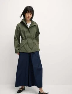 Stormwear™ Hooded Rain Jacket With Cotton -M&S stormwear hooded rain jacket with cotton 13