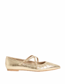 Strappy Pointed Ballet Pumps -M&S strappy pointed ballet pumps 1
