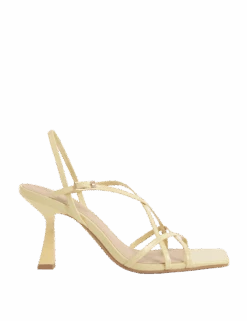 Strappy Stiletto Heel Square Toe Sandals -M&S strappy stiletto heel square toe sandals 1
