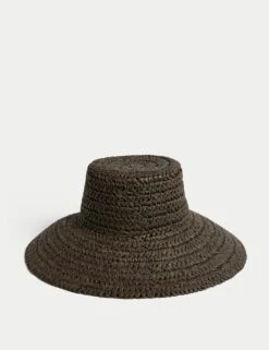 Straw Wide Brim Hat -M&S straw wide brim hat 2