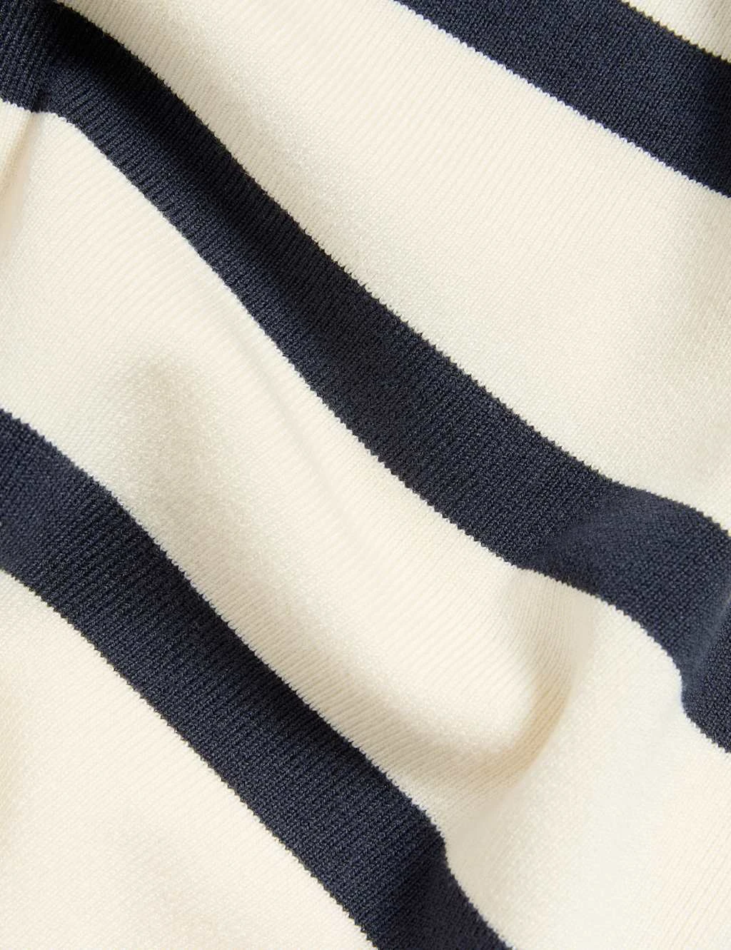 Striped Knitted Collared Button Front Cardigan 12 Striped Knitted Collared Button Front Cardigan - Image 10