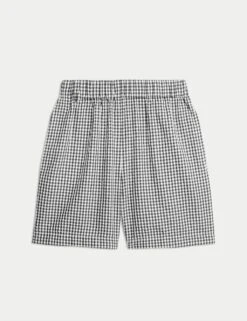 Pull On Shorts -M&S striped shorts 6