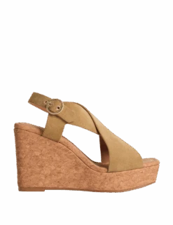 Suede Crossover Wedge Sandals -M&S suede crossover wedge sandals