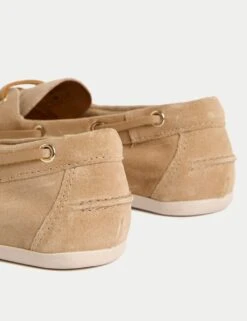 Suede Flat Boat Shoes -M&S suede flat boat shoes 4