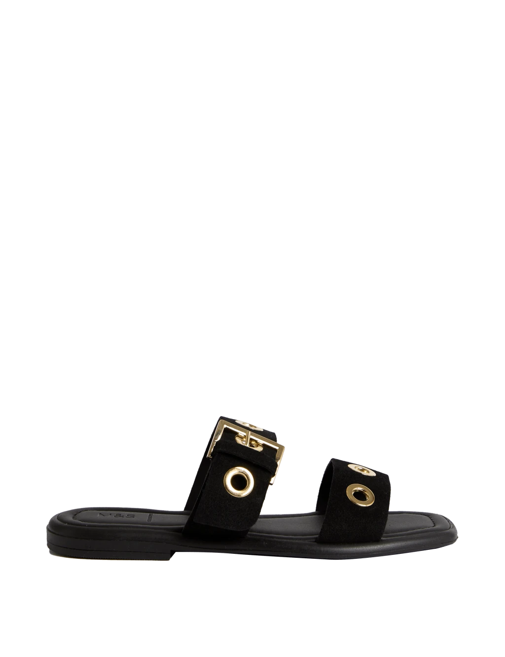 Suede Flat Mule Sandals 8 Suede Flat Mule Sandals - Image 6