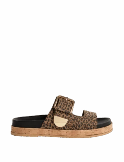 Suede Leopard Print Flatform Sandals -M&S suede leopard print flatform sandals