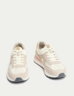 Suede Mesh Detail Trainers -M&S suede mesh detail trainers 5