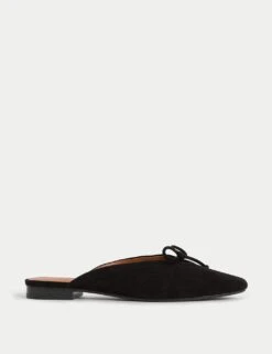 Suede Slip On Flat Ballet Pumps -M&S suede slip on flat ballet pumps 4