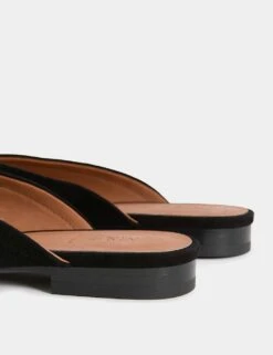 Suede Slip On Flat Ballet Pumps -M&S suede slip on flat ballet pumps 5