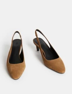 Suede Stiletto Heel Court Shoes -M&S suede stiletto heel court shoes 3