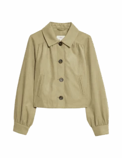 Suedette Lightweight Jacket -M&S suedette lightweight jacket