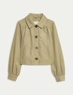 Suedette Lightweight Jacket -M&S suedette lightweight jacket 6