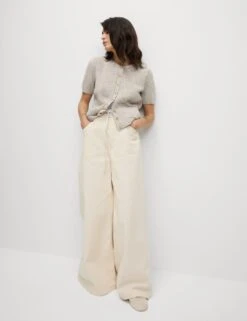 Textured Button Front Cardigan -M&S textured button front cardigan 11