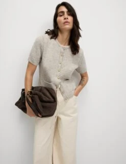 Textured Button Front Cardigan -M&S textured button front cardigan 15