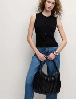 Textured Crew Neck Button Through Waistcoat 39 Textured Crew Neck Button Through Waistcoat -M&S textured crew neck button through waistcoat 17