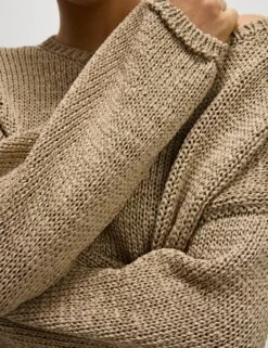 Textured Crew Neck Jumper -M&S textured crew neck jumper 15