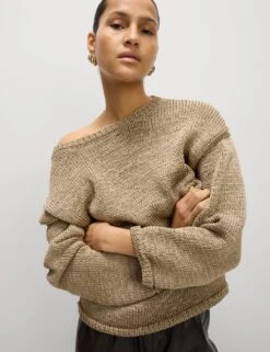 Textured Crew Neck Jumper -M&S textured crew neck jumper 17