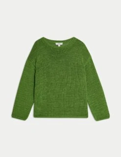 Textured Crew Neck Jumper -M&S textured crew neck jumper 7