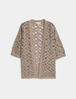 Textured Edge To Edge Longline Cardigan 35 Textured Edge To Edge Longline Cardigan -M&S textured edge to edge longline cardigan 12