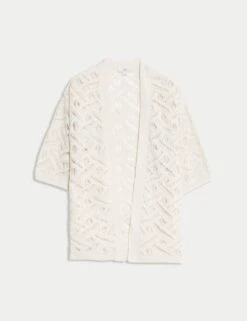 Textured Edge To Edge Longline Cardigan 28 Textured Edge To Edge Longline Cardigan -M&S textured edge to edge longline cardigan 6