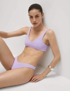 Textured High Leg Bikini Pants -M&S textured high leg bikini pants 6