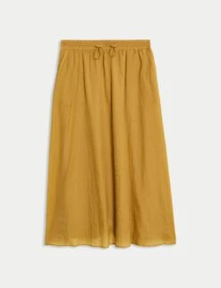 Textured Midi Circle Skirt -M&S textured midi circle skirt 9