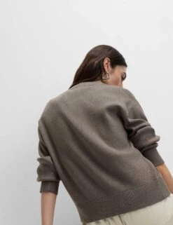 Textured Relaxed Fit Bomber Cardigan 37 Textured Relaxed Fit Bomber Cardigan -M&S textured relaxed fit bomber cardigan 14