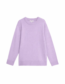 Textured Relaxed Jumper With Alpaca -M&S textured relaxed jumper with alpaca 1