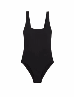 Textured Scoop Neck Swimsuit -M&S textured scoop neck swimsuit 2