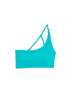 Textured Strap Detail One Shoulder Bikini Top -M&S textured strap detail one shoulder bikini top