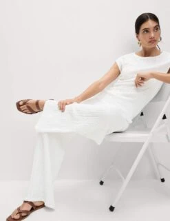 Short Sleeve Textured Top -M&S textured top 3