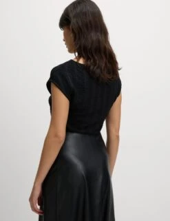 Short Sleeve Textured Top -M&S textured top 6