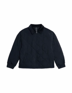 Thermowarmth™ Quilted Collared Jacket -M&S thermowarmth quilted collared jacket 1