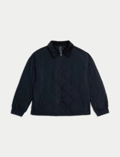 Thermowarmth™ Quilted Collared Jacket -M&S thermowarmth quilted collared jacket 14