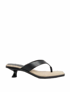 Toe Post Kitten Heel Square Toe Sandals -M&S toe post kitten heel square toe sandals