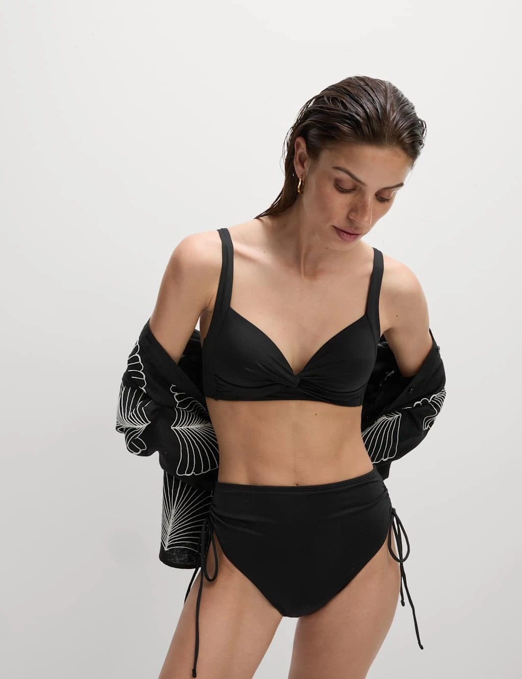 Tummy Control High Waisted Bikini Bottoms 17 Tummy Control High Waisted Bikini Bottoms - Image 15